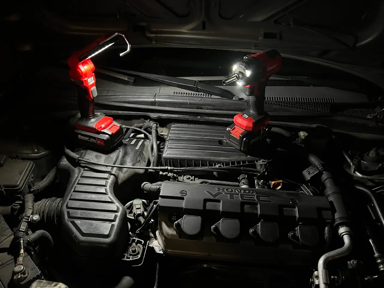 Engine bay detail